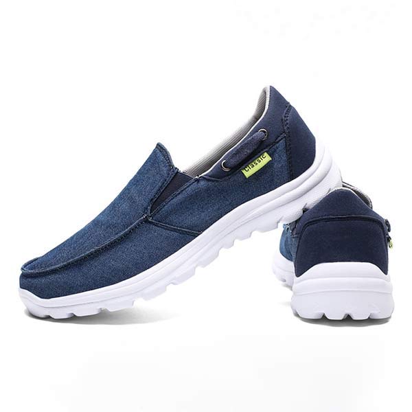 ZAPATOS CASUAL SLIP-ON DE LONA PARA HOMBRE