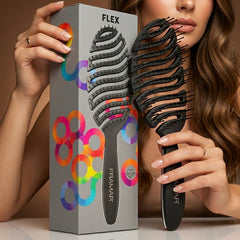 Flex Detangling Vent Brush for Curly Hair
