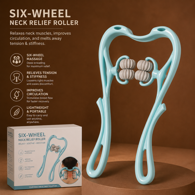 Six-Wheel Neck Relief Roller