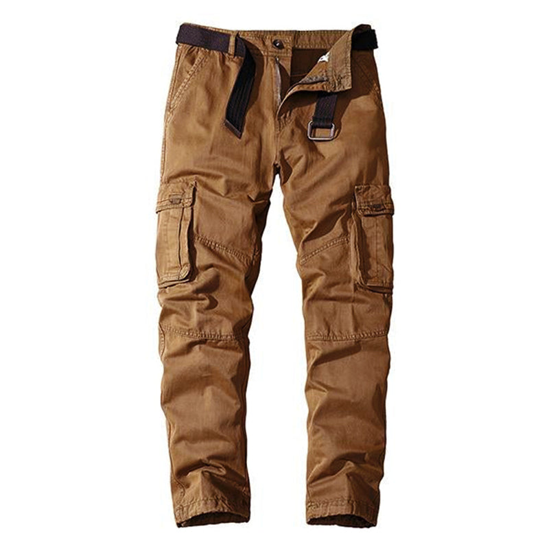 CASUAL STRAIGHT MULTI-POCKET CARGO PANTS 05518675M (BELT EXCLUDED)