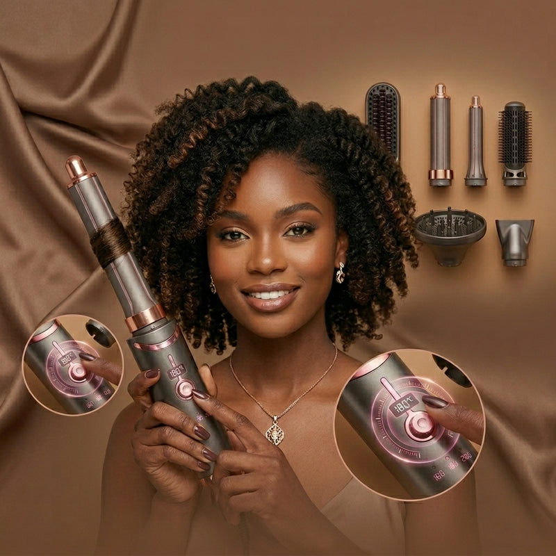 2 in 1 Wireless Hair Straightener & Curler