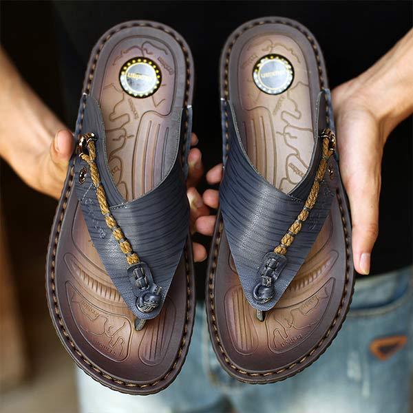 CHANCLAS PIEL CASUAL PARA HOMBRE