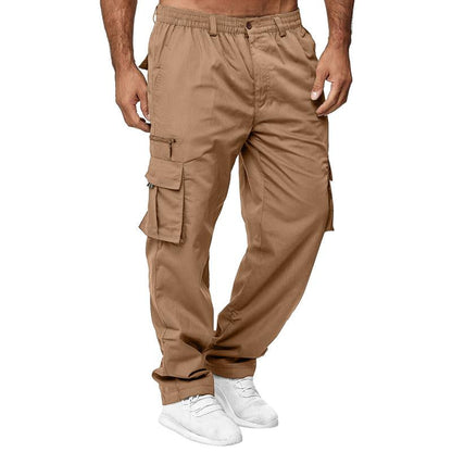 Men's Casual Multi-Pocket Cargo Pants 21628128Y