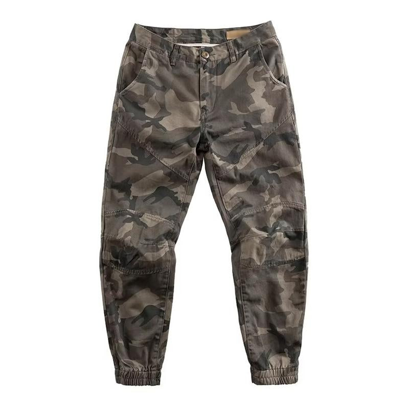 Men's Casual Camouflage Patchwork Loose Cargo Pants 90558015M