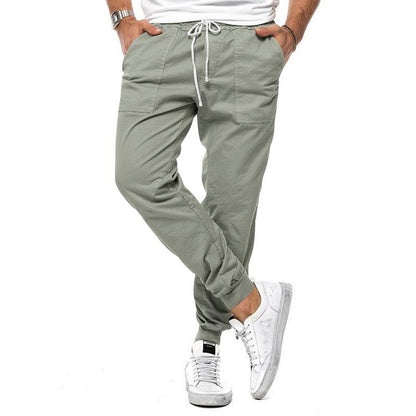 Men's Casual Solid Color Cargo Pants 87961307Y