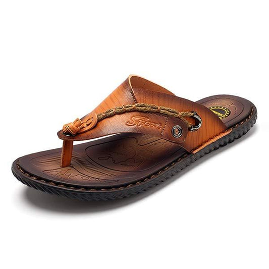 CHANCLAS PIEL CASUAL PARA HOMBRE