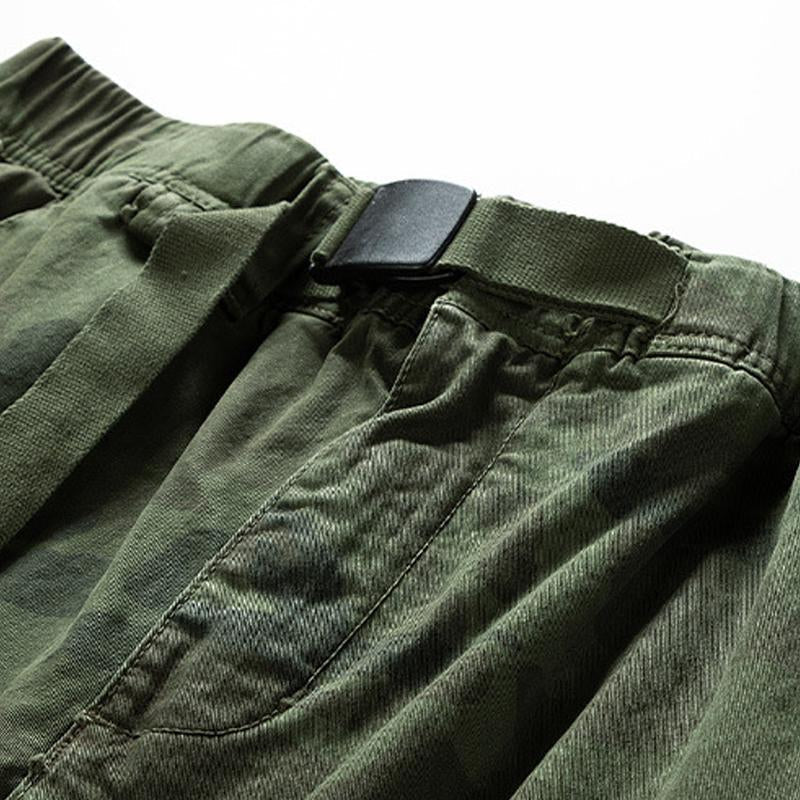 Men's Casual Outdoor Multi-Pocket Loose Cargo Pants 65631159M