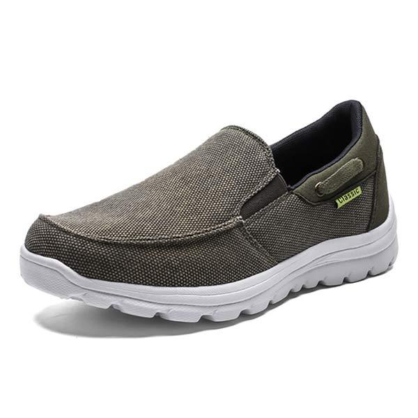 ZAPATOS CASUAL SLIP-ON DE LONA PARA HOMBRE