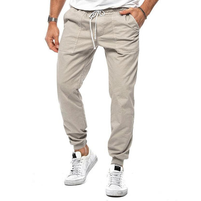 Men's Casual Solid Color Cargo Pants 87961307Y