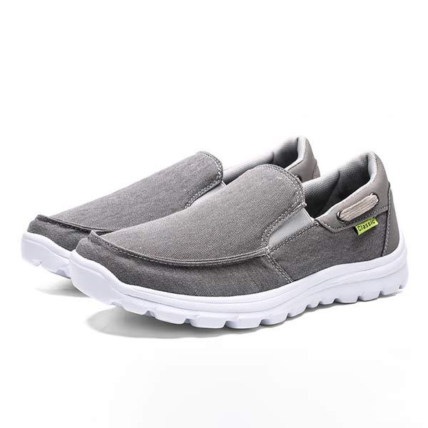 ZAPATOS CASUAL SLIP-ON DE LONA PARA HOMBRE