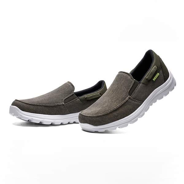 ZAPATOS CASUAL SLIP-ON DE LONA PARA HOMBRE