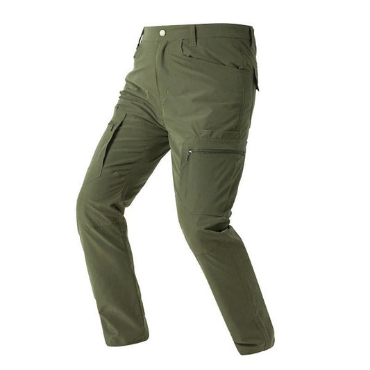 Men's Outdoor Waterproof Solid Color Multi-Pocket Cargo Pants 58336390Y