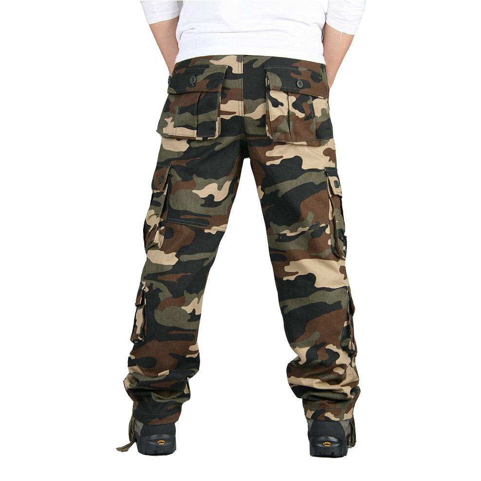 Men's Camouflage Cargo Pants 92568503TO