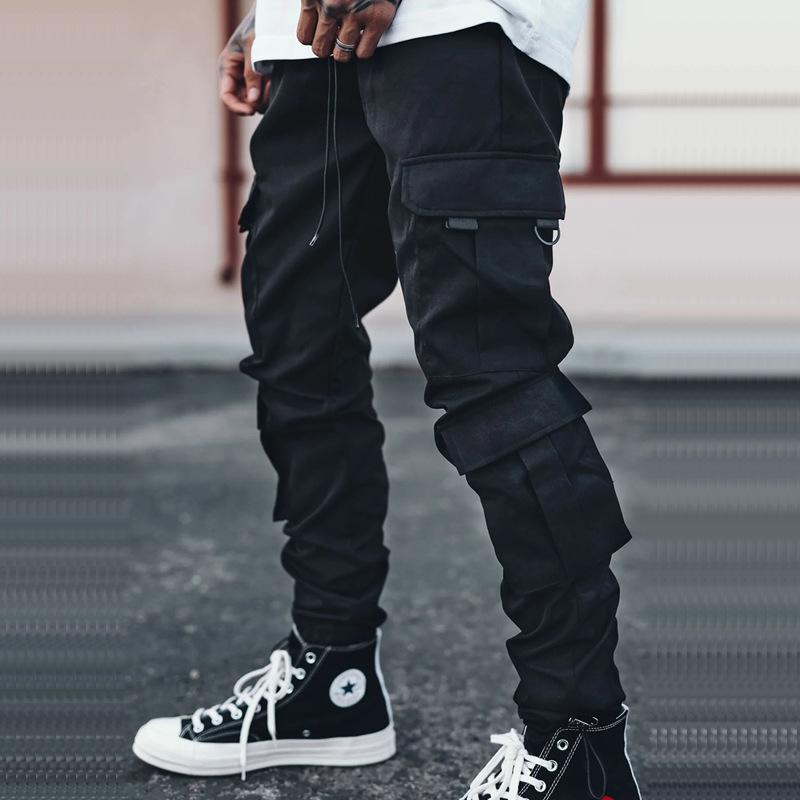 Men's Casual Loose Multi-Pocket Cargo Pants 18735671M