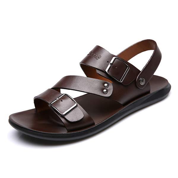 SANDALIAS LIGERAS DE PIEL PARA HOMBRE