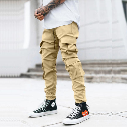 Men's Casual Loose Multi-Pocket Cargo Pants 18735671M