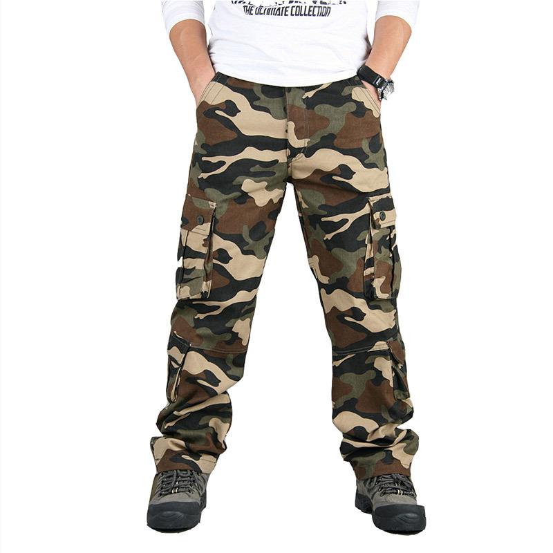 Men's Camouflage Cargo Pants 92568503TO