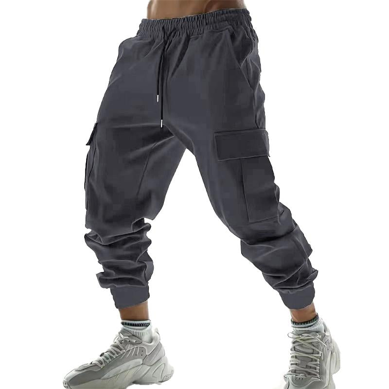 Men's Casual Sport Multi-Pocket Cargo Pants 20899044Y