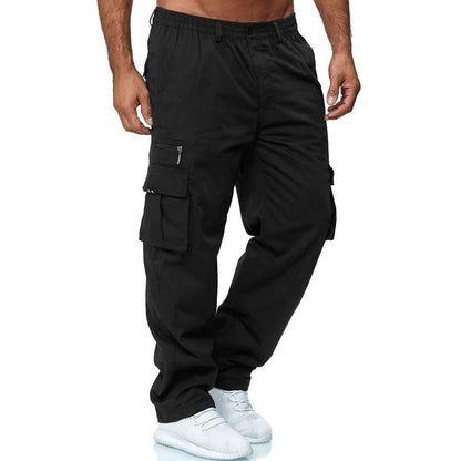 Men's Casual Multi-Pocket Cargo Pants 21628128Y