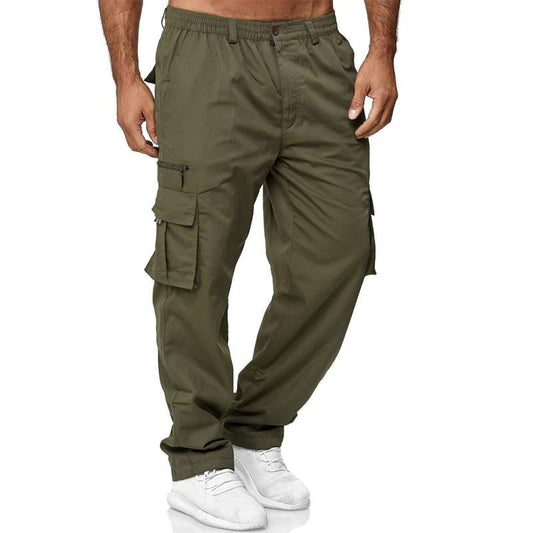 Men's Casual Multi-Pocket Cargo Pants 21628128Y