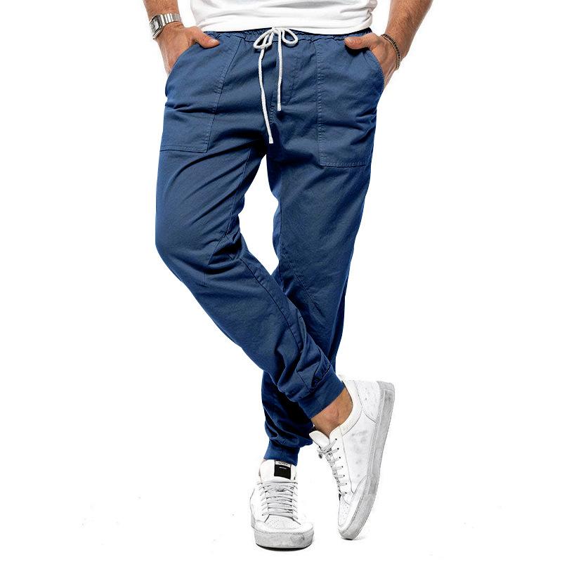 Men's Casual Solid Color Cargo Pants 87961307Y