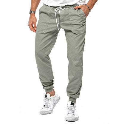 Men's Casual Solid Color Cargo Pants 87961307Y