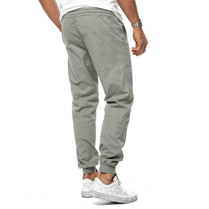 Men's Casual Solid Color Cargo Pants 87961307Y