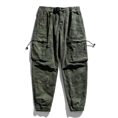 Men's Casual Outdoor Multi-Pocket Loose Cargo Pants 65631159M