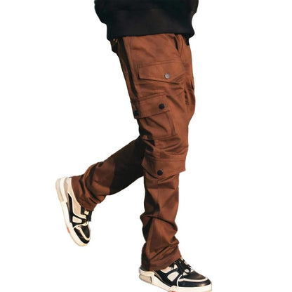 Men's Casual Breathable Multi-pocket Cargo Pants 60054162M