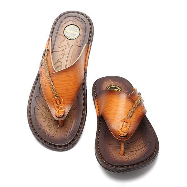 CHANCLAS PIEL CASUAL PARA HOMBRE