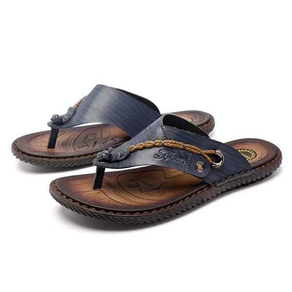 CHANCLAS PIEL CASUAL PARA HOMBRE