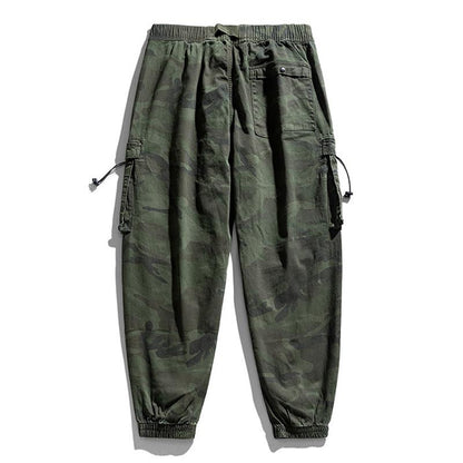 Men's Casual Outdoor Multi-Pocket Loose Cargo Pants 65631159M