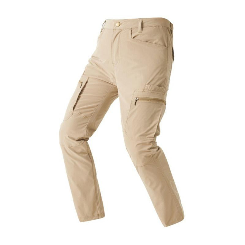 Men's Outdoor Waterproof Solid Color Multi-Pocket Cargo Pants 58336390Y