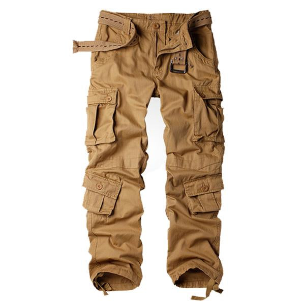 OUTDOOR MULTI-POCKET LOOSE CARGO PANTS (WITHOUT BELT)