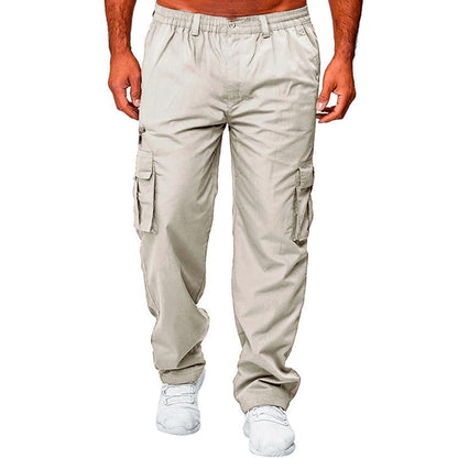 Men's Casual Multi-Pocket Cargo Pants 21628128Y