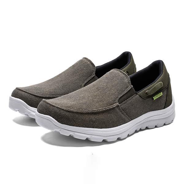 ZAPATOS CASUAL SLIP-ON DE LONA PARA HOMBRE