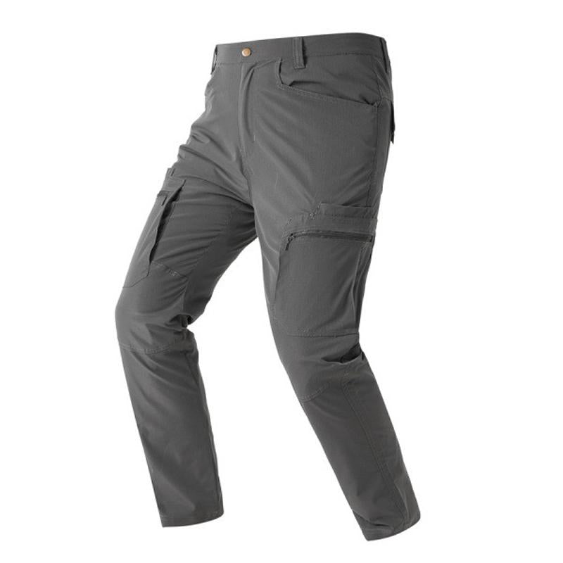 Men's Outdoor Waterproof Solid Color Multi-Pocket Cargo Pants 58336390Y