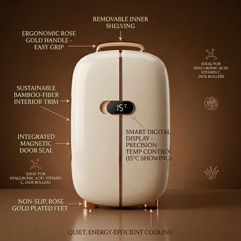 12L Portable Skincare Mini Fridge