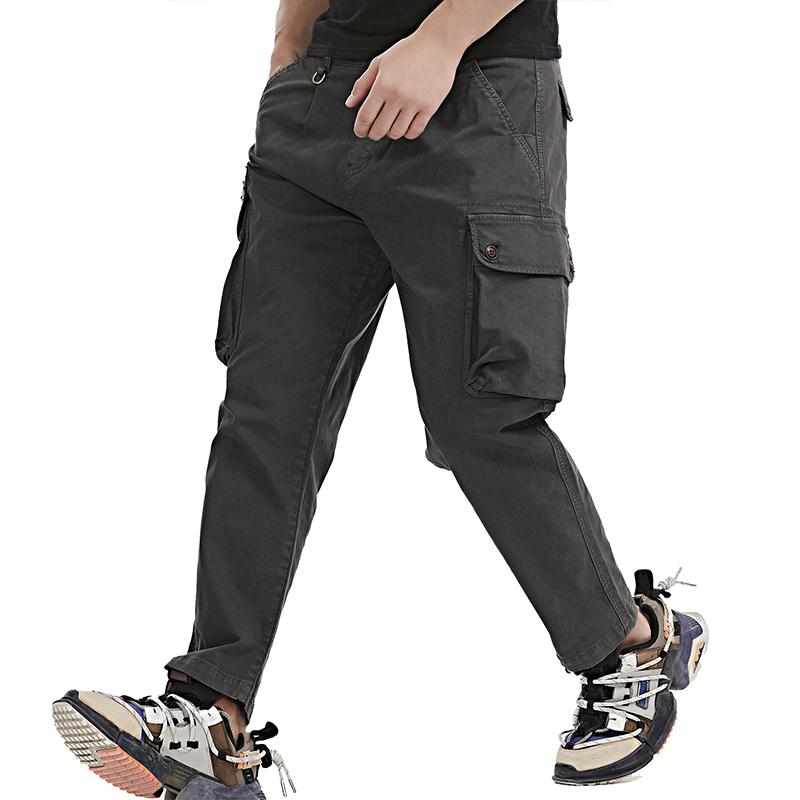 Pantalones para Hombre con Ajuste Holgado y Múltiples Bolsillos