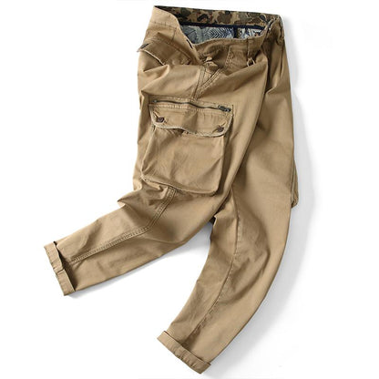 Pantalones para Hombre con Ajuste Holgado y Múltiples Bolsillos