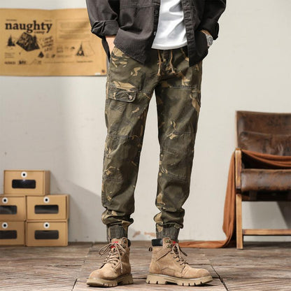 Men's Camo Multi-Pocket Casual Cargo Pants 34818864Z